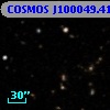 COSMOS J100049.41+013949.8