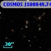 COSMOS J100048.74+013901.3