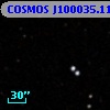 COSMOS J100035.11+013948.4