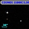 COSMOS J100021.98+013954.4