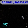 COSMOS J100036.65+013944.4
