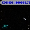 COSMOS J100036.77+013945.6