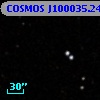 COSMOS J100035.24+013932.3