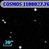 COSMOS J100027.76+013911.6