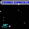 COSMOS J100026.78+013900.8
