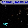 COSMOS J100051.08+013853.3