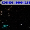 COSMOS J100042.88+013853.2
