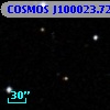 COSMOS J100023.72+013845.1