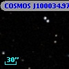 COSMOS J100034.97+013843.4