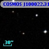 COSMOS J100022.31+013840.3