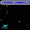 COSMOS J100042.25+013834.6
