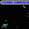 COSMOS J100036.99+013835.4