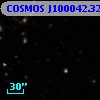 COSMOS J100042.32+013833.5