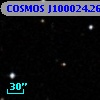 COSMOS J100024.26+013833.3
