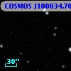 COSMOS J100034.70+013822.0