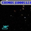 COSMOS J100051.51+013818.5