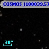 COSMOS J100039.57+013814.8