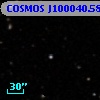 COSMOS J100040.58+013808.4