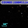 COSMOS J100051.14+013802.7