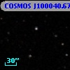 COSMOS J100040.67+013739.0