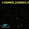 COSMOS J100003.33+014500.8