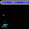 COSMOS J100007.56+014401.0