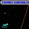 COSMOS J100300.26+015214.4