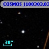 COSMOS J100303.02+015141.0
