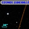 COSMOS J100300.59+015109.8