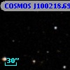 COSMOS J100218.69+015714.8
