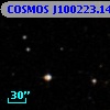 COSMOS J100223.14+015650.0