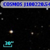 COSMOS J100220.54+015636.7