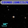 COSMOS J100223.76+015631.0