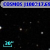 COSMOS J100217.68+015621.6