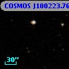 COSMOS J100223.76+015540.5