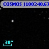 COSMOS J100240.67+015520.8