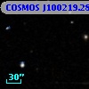 COSMOS J100219.28+015331.8