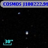 COSMOS J100222.98+015324.6