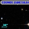 COSMOS J100216.84+015316.3