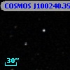 COSMOS J100240.35+015315.2