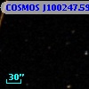 COSMOS J100247.59+015309.3