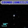 COSMOS J100222.25+015302.4