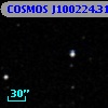 COSMOS J100224.31+015251.2