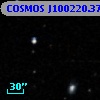 COSMOS J100220.37+015234.3