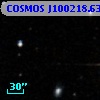 COSMOS J100218.63+015240.3
