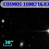 COSMOS J100216.87+015237.8