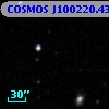 COSMOS J100220.43+015239.6