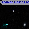 COSMOS J100221.92+015229.2