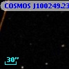 COSMOS J100249.23+015214.0