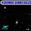 COSMOS J100218.25+015205.4